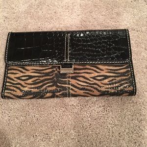 Animal Print large wallet